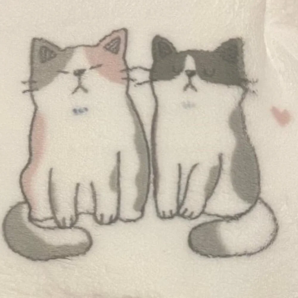BRAND NEW ~ NWT ~ KITTY CAT BUDDIES PLUSH THROW BLANKET 60